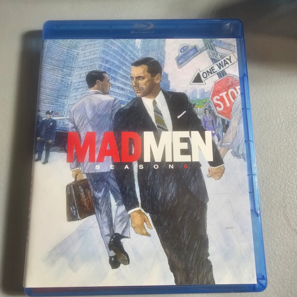 Mad Men Season 6 Blu-ray 3-Disc Set AMC Drama Jon Hamm Lionsgate Series 6 TV